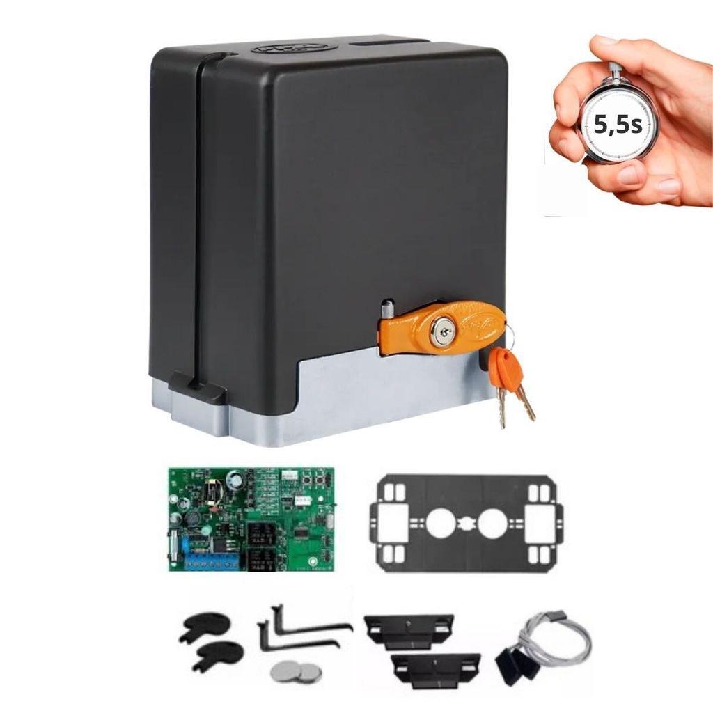 Motor Deslizante para Portão Rápido Jetflex Dz Rio 500kg Bivolt PPA
