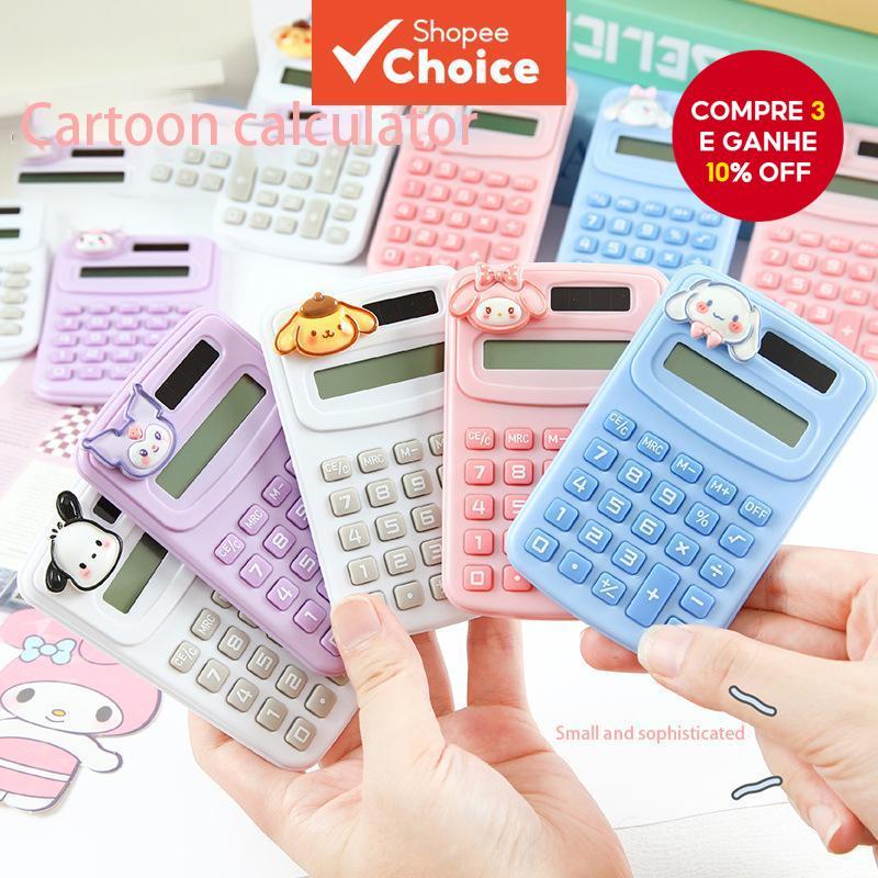 Calculadora De Alto Valor De Desenho Animado Bonito Para Estudantes E Escritório , Papelaria Aprendizagem De Computador  em Oferta na Shopee