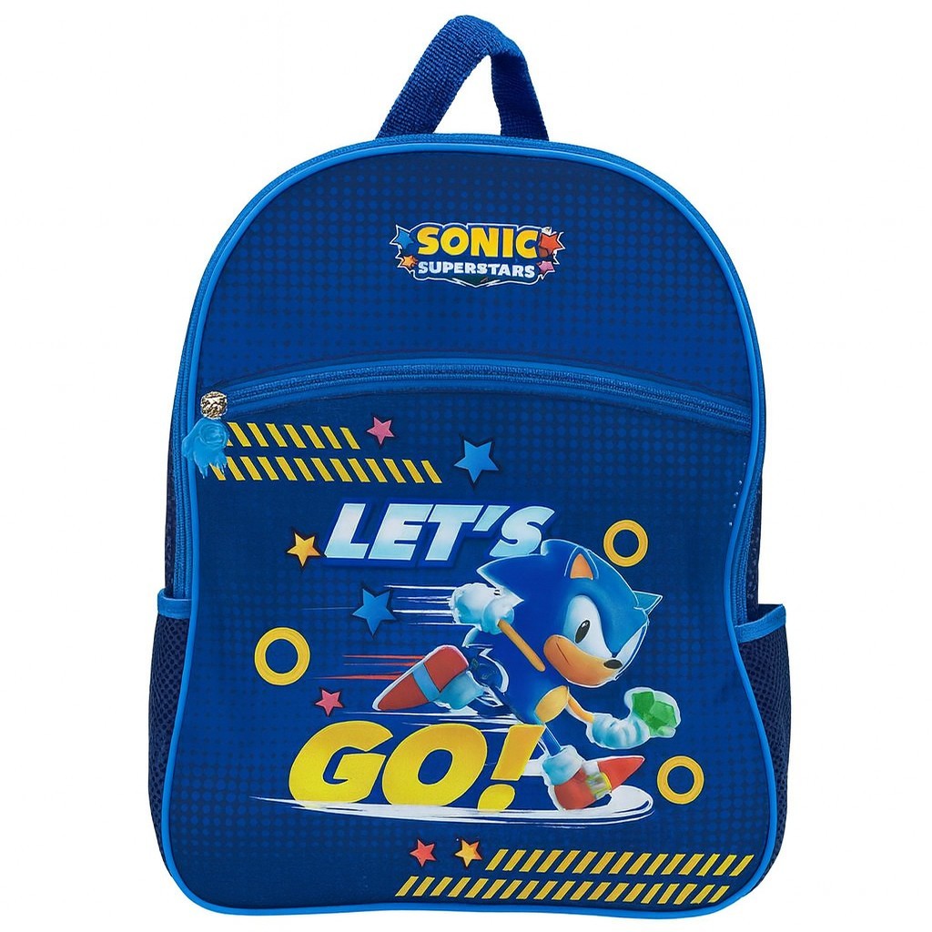 Mochila Escolar Infantil Sonic Let's Go Original Pacific