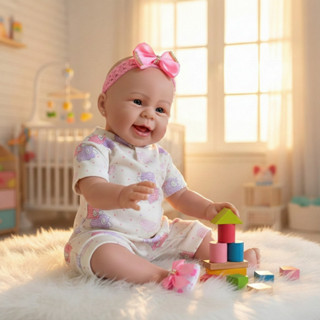 Boneca Bebê Reborn Realista Kit Mayse Mamãe Reborn + Acessórios Macaquinho + Sapatinho e Tiara em Oferta na Shopee