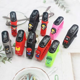 Moda LED Pulseira Relógio Crianças Dos Desenhos Animados Digital Esportes À Prova Dwaterproof Água Meninos Meninas em Oferta na Shopee