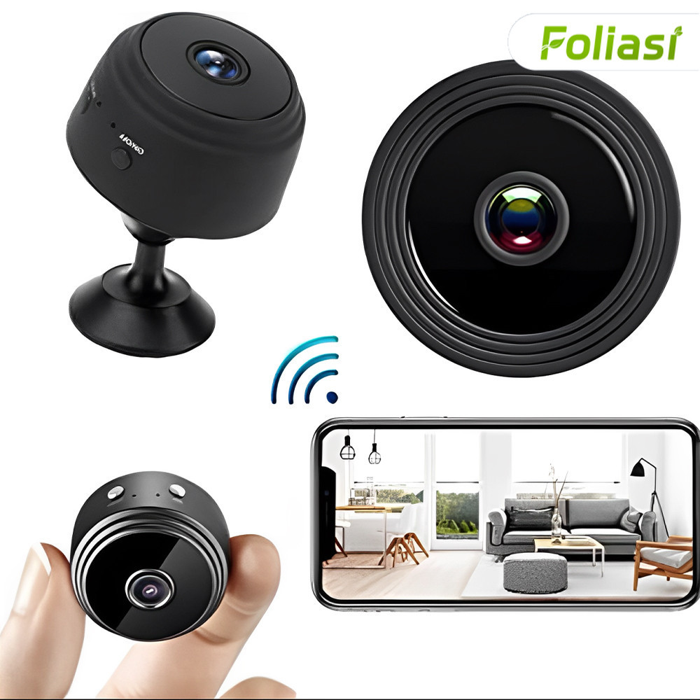 Kit 04 Sala A9HDWifi Câmera de Visão Noturna 1080P Sem Fio Viglanosa e Segura A9