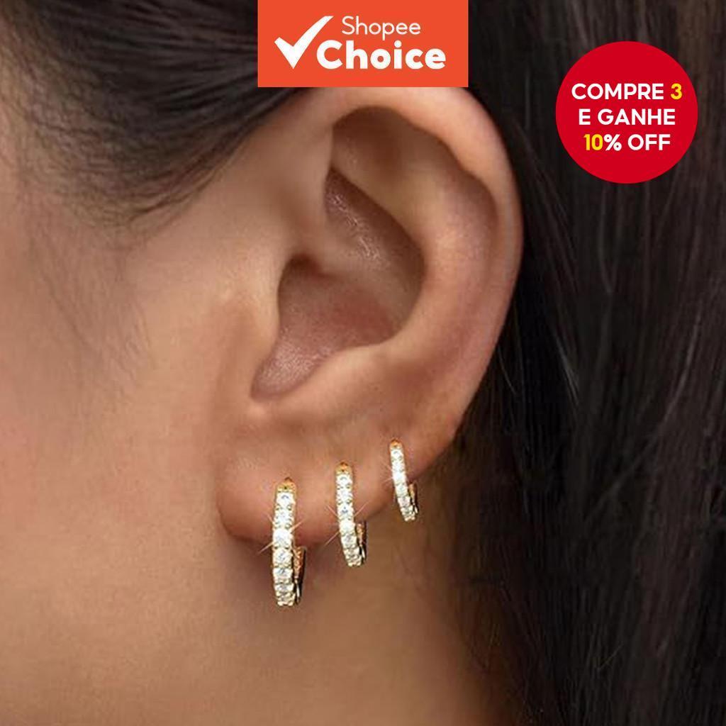 Brinco Hipoalergênico Dourado: Onde Comprar | BuscaProdutos