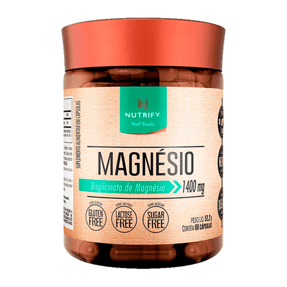 Magnésio Bisgilicinato 60 Cápsulas - Nutrify em Oferta na Shopee