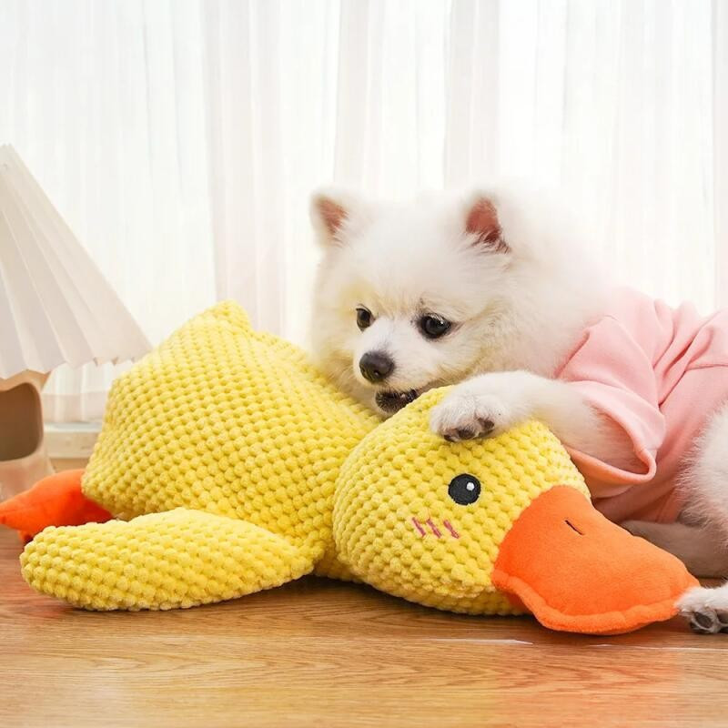 Brinquedo para Cães em Forma de Pato, Brinquedos Interativos para Animais de Estimação, para Cães Pequenos e Grandes, Ga
