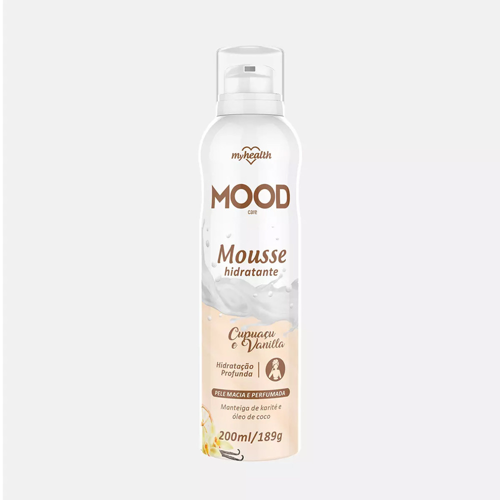 Mousse Hidratante Corporal Mood Care - Cupuaçu e Vanilla 200ml