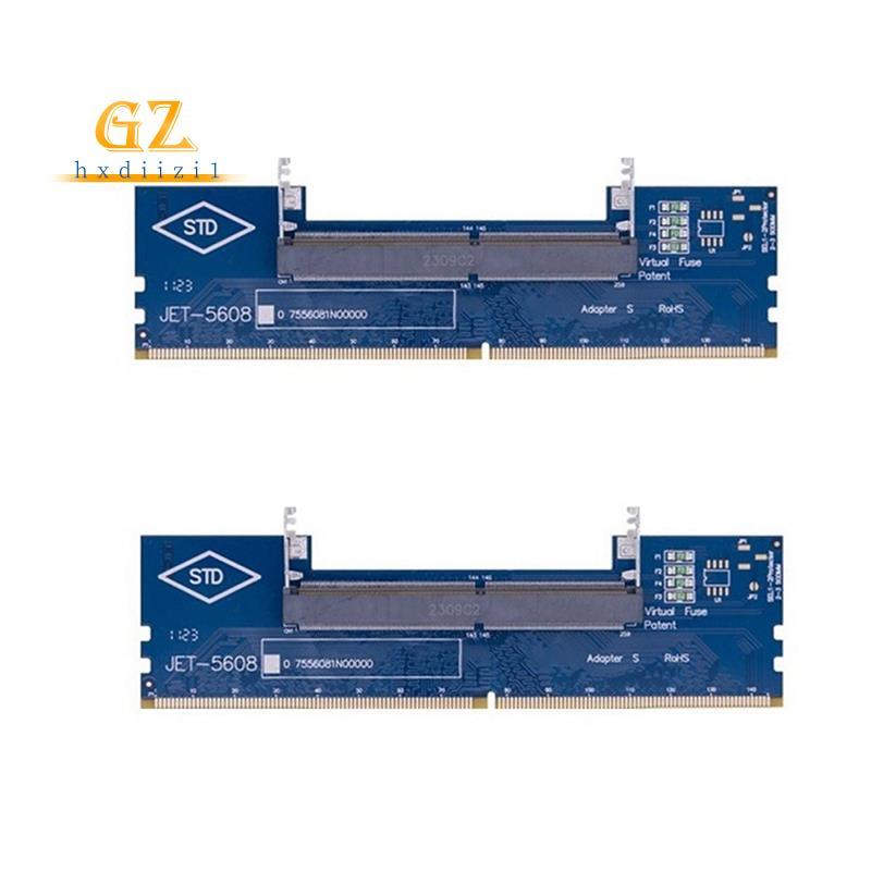 [gzhxdiizi1] 2 Pcs Laptop Para PC Desktop SO-DIMM Cartão DDR4 Memória RAM Adaptador De Teste