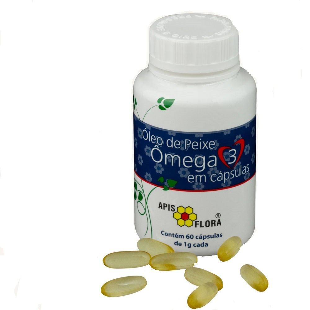 Óleo de Peixe Ômega 3 Apis Flora 60 Cápsulas