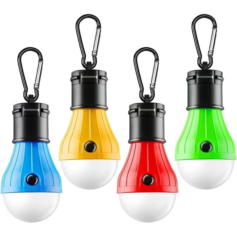 Lanterna LED Portátil para Camping |     3 Modos de Iluminação |     Lâmpada de Emergência SOS |     Alimentado por bate