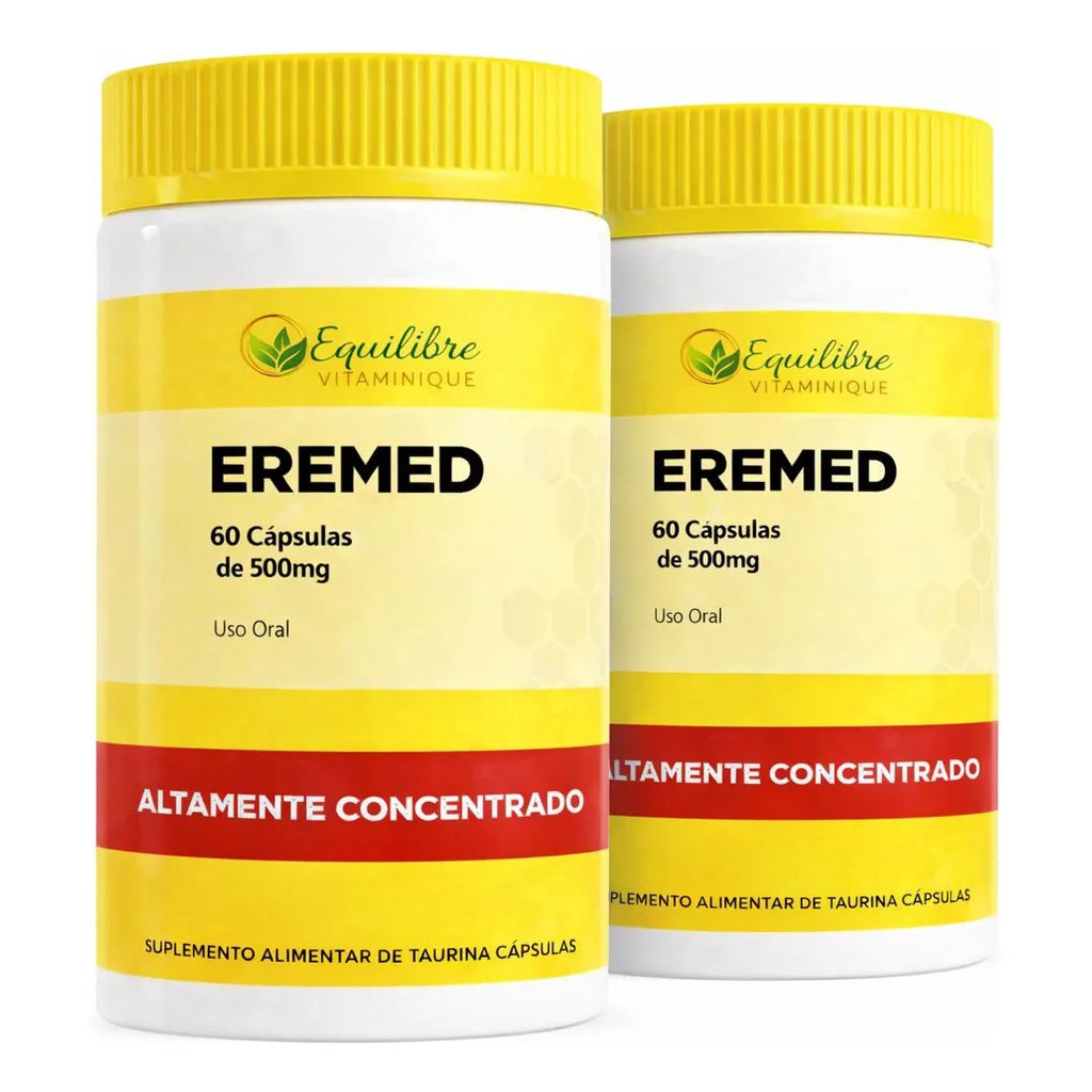 Kit 2 Eremed 120 Capsulas Formula Concentrada Frete Grátis