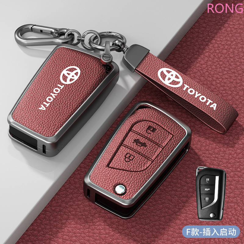 Capa Para Chave De Carro , Toyota Camry 70 Aygo X Cross Yaris Prius Versão C-HR Clicker Corolla Rav4 , Porta-Faca , Chav