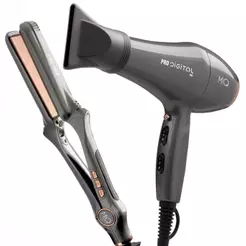 Kit Mq Secador Pro Digital + Prancha Pro 480 Bivolt