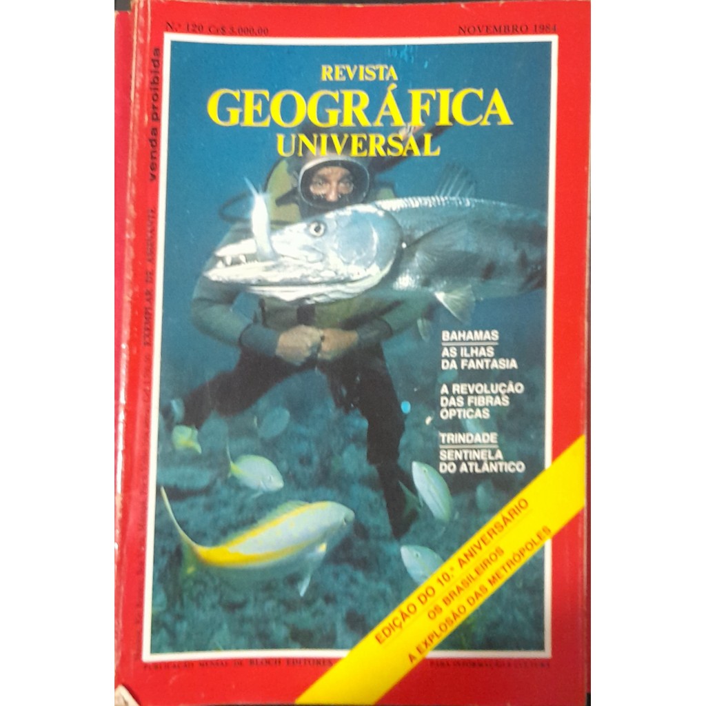 Revista Geográfica Universal nº 120 Novembro 1984 de Bloch 8000747
