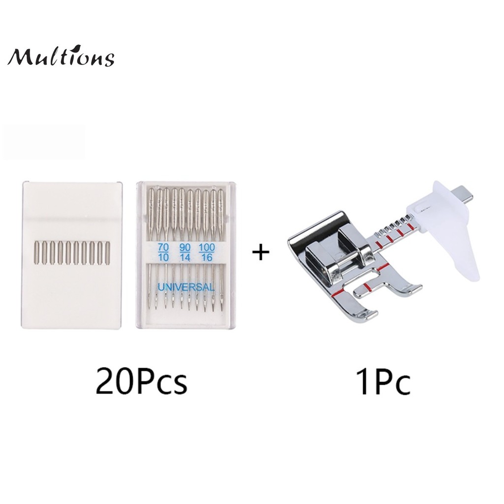 1 Conjunto De Agulha Para Máquina De Costura Com Calcador Combinação De Acessórios Convenientes