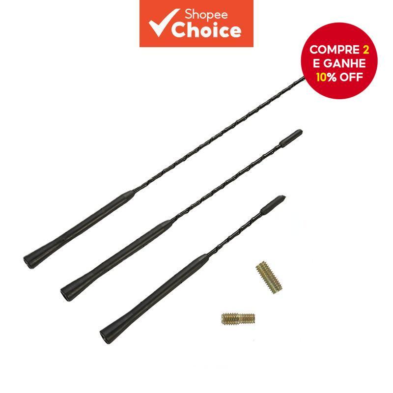 Universal Car Anti-Ruído Rádio Estéreo FM/AM Antena Aérea Amplificada De Sinal 9/11/16 Polegadas Com Dois Parafusos