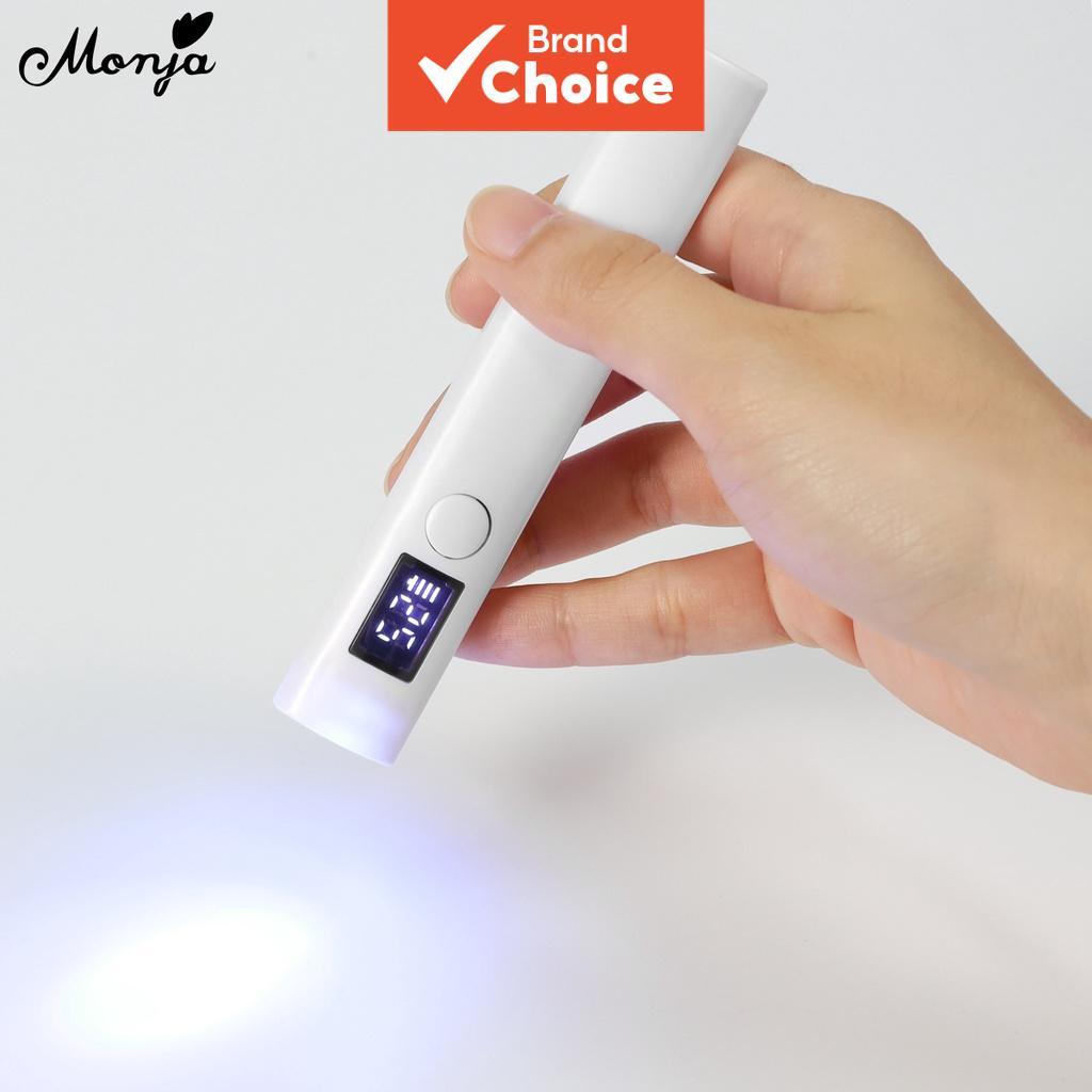  Mini Secador de Unhas Portátil UV Lanterna LED Branca Secagem Rápida Gel UV Polonês Ferramentas de Manicure