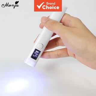 Mini Secador de Unhas Portátil UV Lanterna LED Branca Secagem Rápida Gel UV Polonês Ferra…