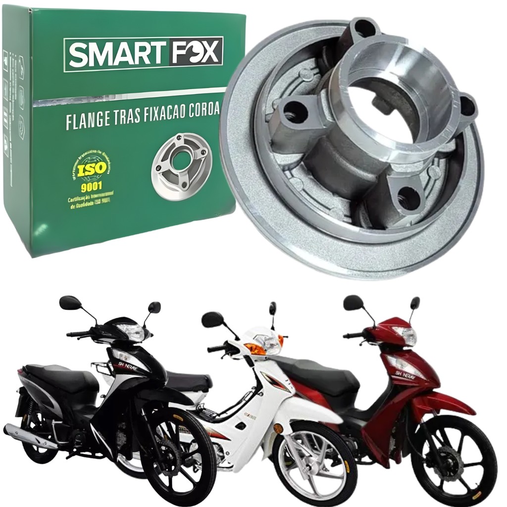 FLANGE RODA TRASEIRA COROA SMARTFOX SHINERAY XY 50-Q PHOENIX 50 JET 50