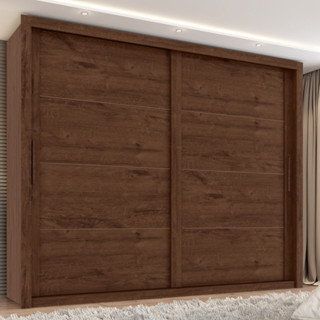 Guarda Roupa Casal 2 Portas de Correr Imperador Plus Zanzini em Oferta na Shopee