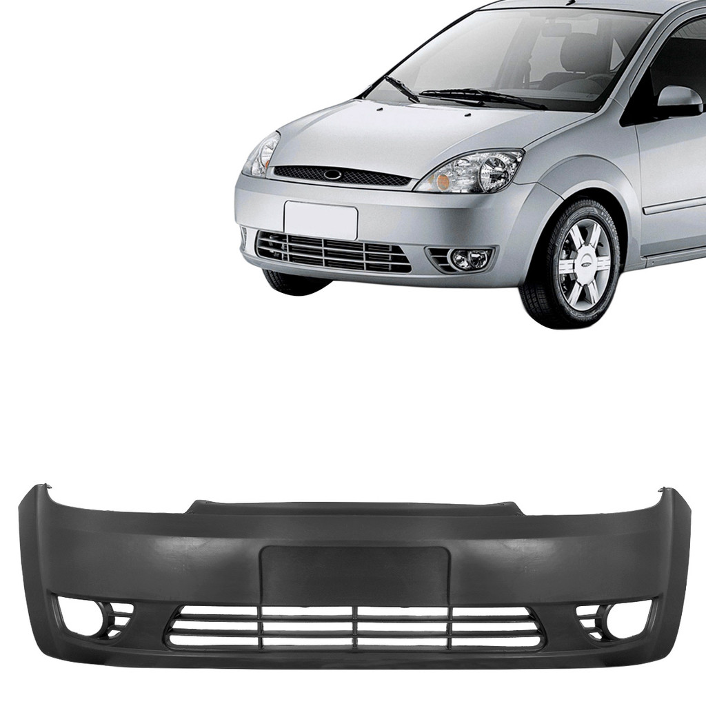 Parachoque Dianteiro Fiesta 2003 2004 2005 2006 2007 Com Furo em Oferta na Shopee