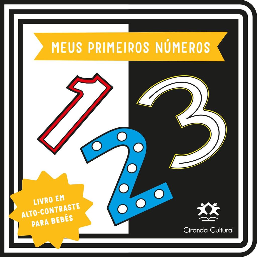 Meus Primeiros Números | Livro em Alto-contraste