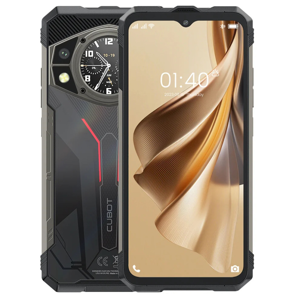 Smartphone Cubot KingKong AX 256GB 12GB RAM Câmera 100Mpx Com Nfc Preto