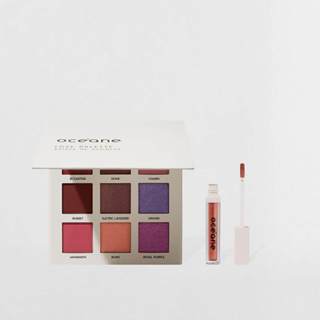 Kit Paleta de Sombras Love + Sombra Líquida Pêssego Océane Limited (2 Produtos) em Oferta na Shopee