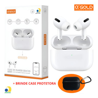 Fone Sem Fio A'gold Bluetooth 5.4 Anti Ruido Premium Anatel Branco em Oferta na Shopee