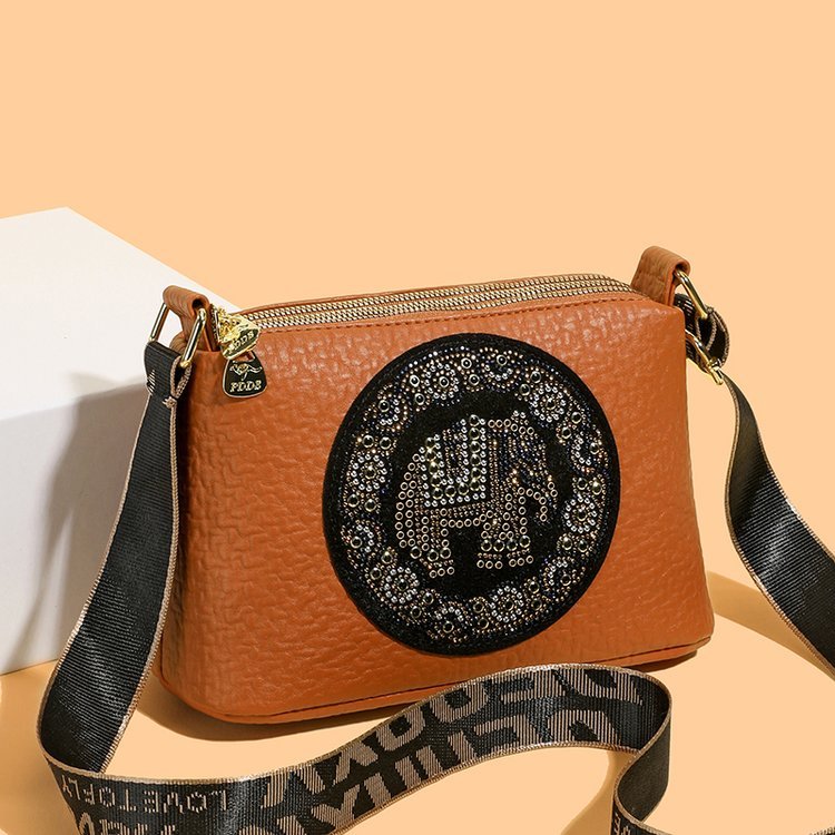 Bolsa mensageiro feminina, bolsa de ombro feminina, sacola feminina, grande capacidade, elegante, combinada, bolsa balde