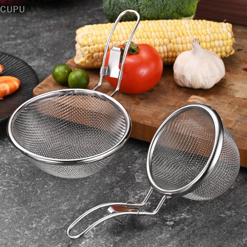 [CU] 304 Filtro De Panela Quente De Aço Inoxidável Coador De Superfície De Cozinha Lo Mein Carne Fervente Picante Com Ga