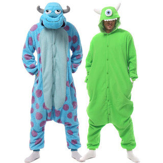 Novo Estilo Kigurumi Pijamas Halloween Macacão Adulto Monstros Dos Desenhos Animados Pijama Cosplay Festa Feminino Mascu
