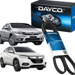 Correia Alternador Honda Civic 2012/... HRV 2015/... - 1.8 / 2.0 16v - Com Direção Elétrica (Dayco 6PK2115S)