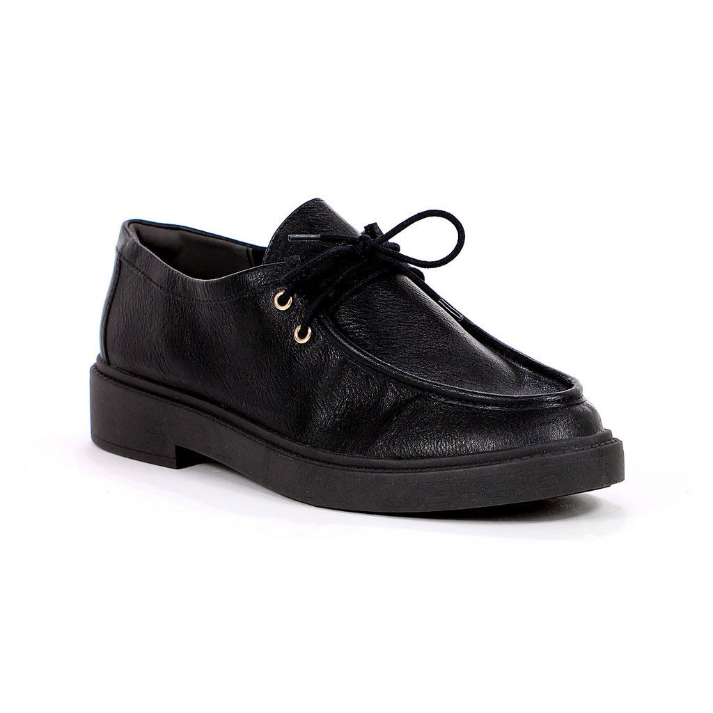 Mocassim  Anacapri Oxford Amarração Preto - Feminino