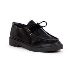 Mocassim Anacapri Oxford Amarração Preto - Feminino
