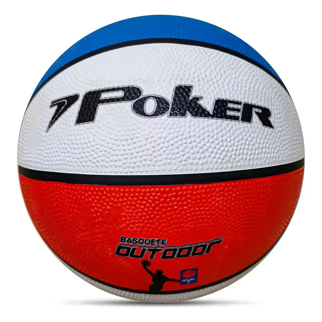 Bola De Basquete Original Poker Outdoor Treino Jogo Tamanho 7