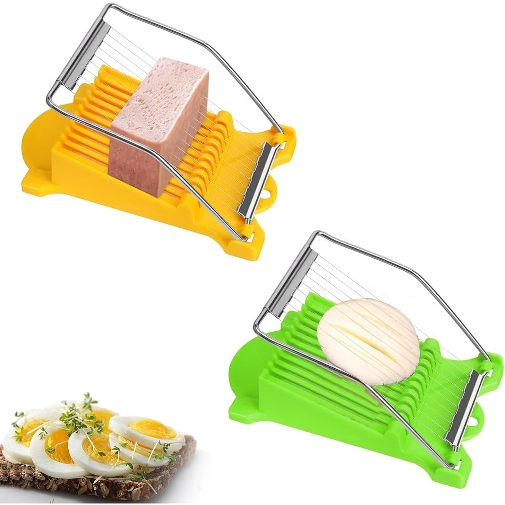 Fatiador De Ovos , Cortador De Fio De Aço Inoxidável , Cozidos , Spam , Morango , Cogumelo , Queijo , Ferramenta De Cort
