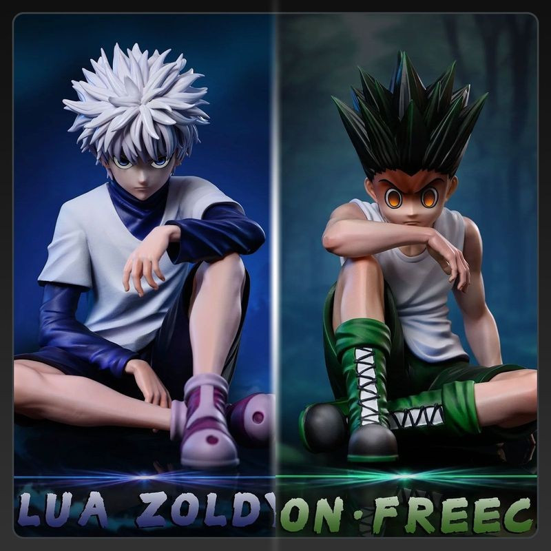 Hunter x Gon Freecss Anime Noodle Stopper Killua Zoldyck Figura de Ação Modelo Brinquedos Hisoka E3GY