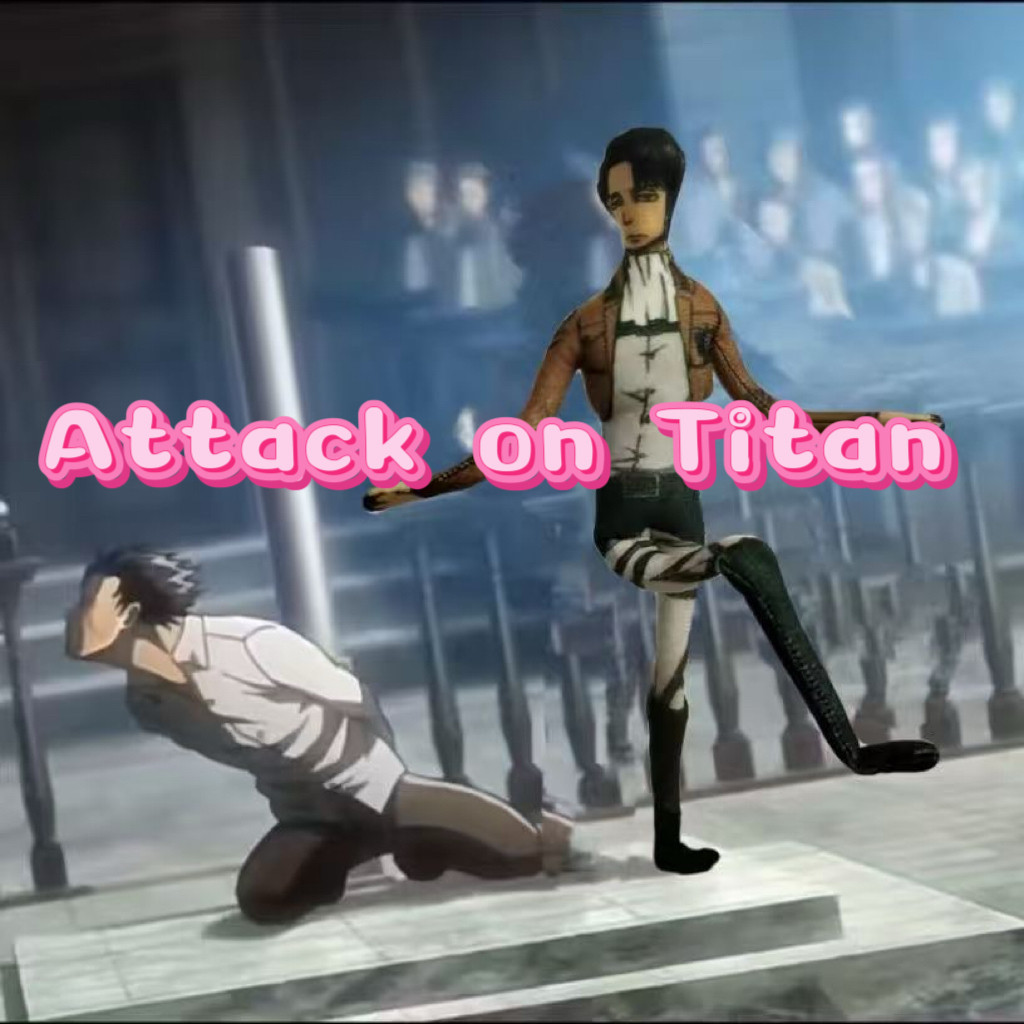 Anime Attack on Titan Bonecos De Pelúcia Abstratos Fofos Eren Jaeger Mikasa·Ackerman Erwin Smith Levi Ackerman Brinquedo