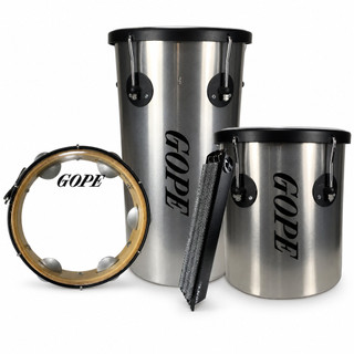 Kit Resenha Gope com Pandeiro Rebolo Repiquede Mão Reco Reco