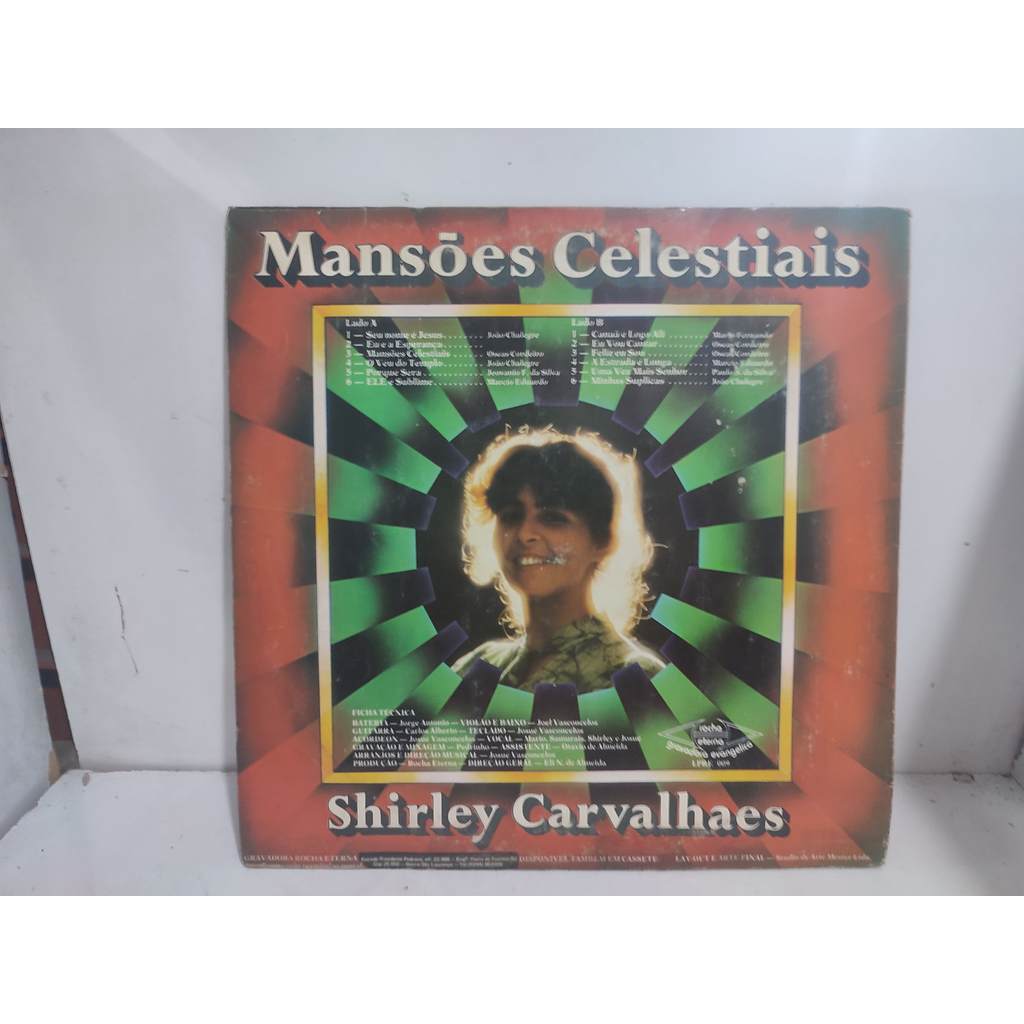 Disco LP: Shirley Carvalhães - Mansões Celestiais