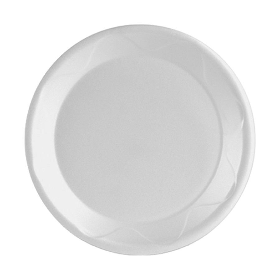 20 Uni Prato Isopor Descartável Raso Refeição 18cm Darnel