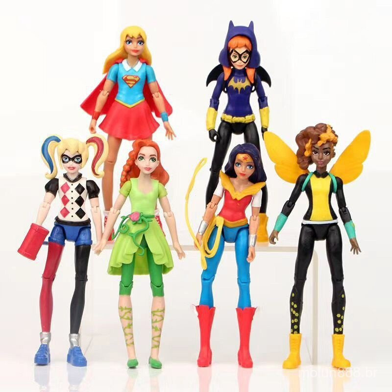 20266 peças/conjunto de Figuras de Ação de Heroínas Lendárias Femininas: Catwoman, Batgirl, Jekgirl, Wonder Woman, Joker