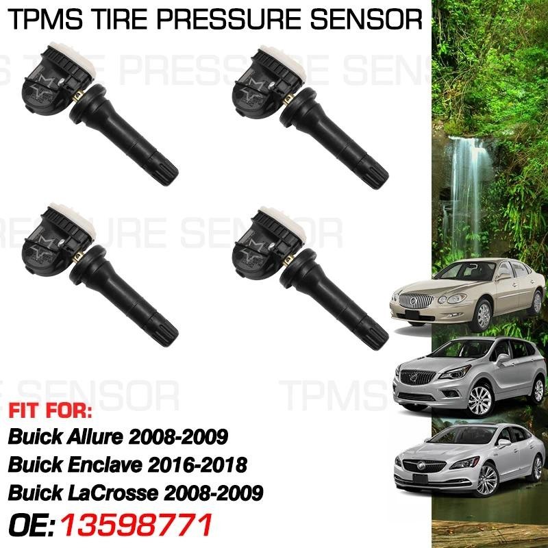 Sistema De Sensor De Monitor De Pressão Dos Pneus De 315 Mhz Para Buick Allure LaCrosse 2008 2009 Enclave 2016-2018 1359