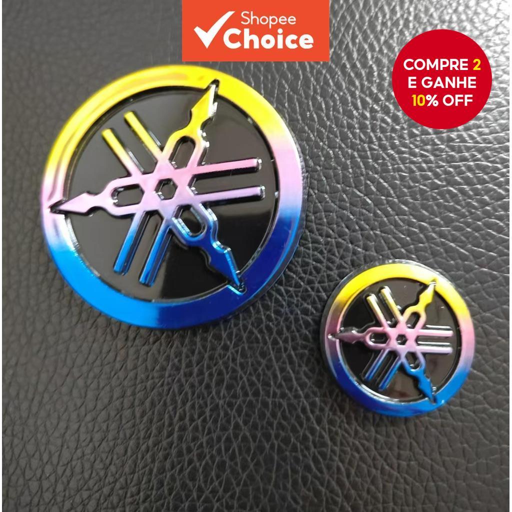Adesivos Redondos 3d Originais Yamaha 48mm Adequados para Motos YAMAHA
