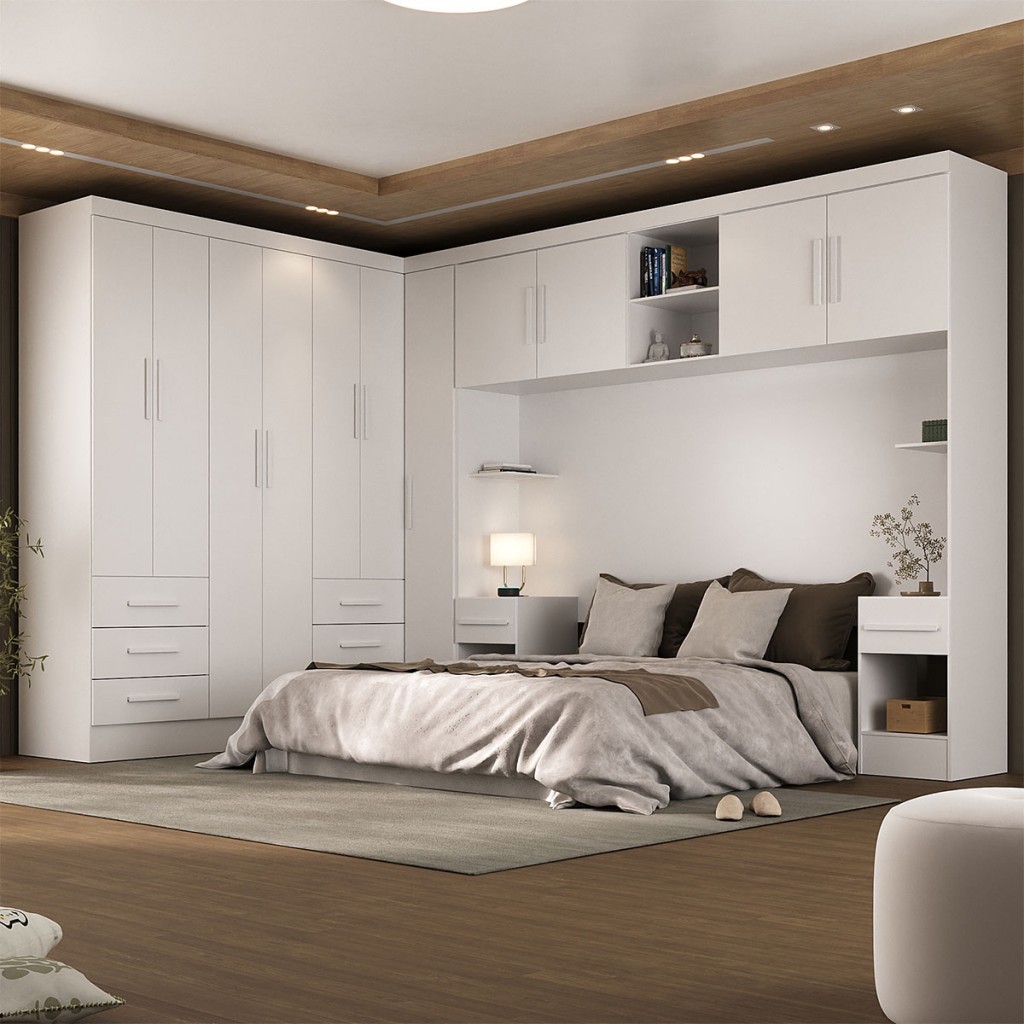 Guarda-Roupa Modulado Soberano 11 Portas 8 Gavetas - Panorama Móveis em Oferta na Shopee