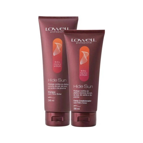 Lowell Hide Sun Kit Shampoo 240ml+condicionador 200ml