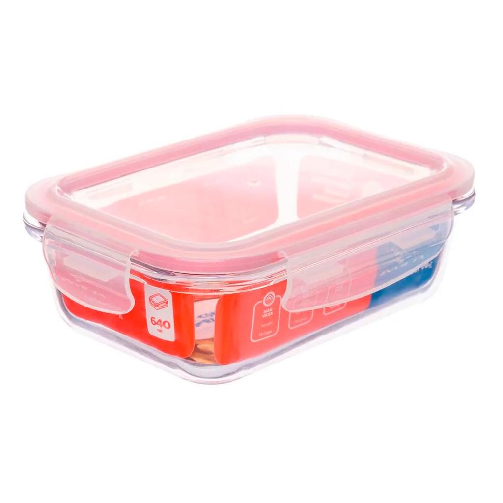 Pote Hermético de Vidro Conserve It 4 Travas 640ml - Invicta em Oferta na Shopee