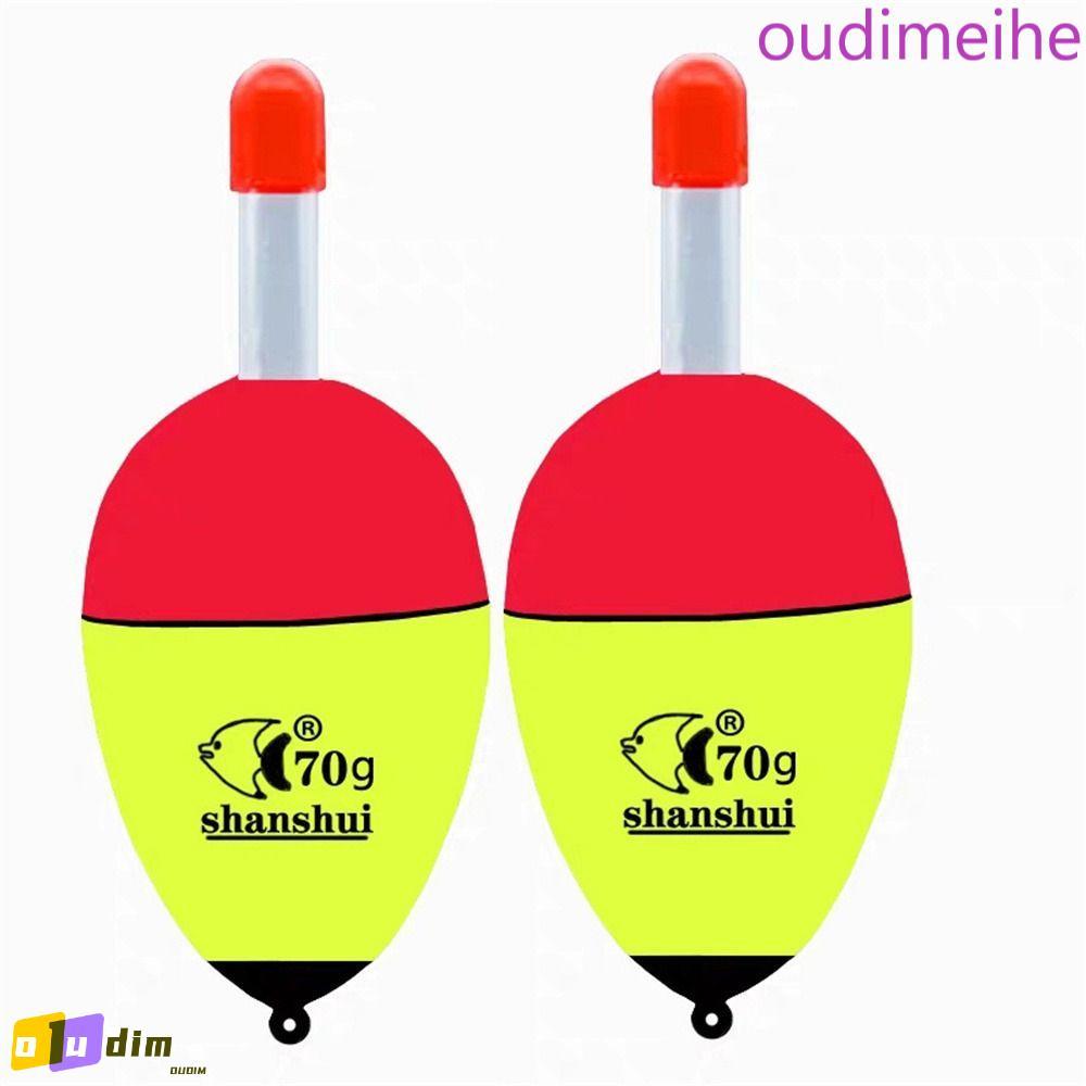 Bóia De Pesca OUDIMEIHE EVA 2 Unidades De Flutuabilidade 5/8/10/15/20/30/40/50/60g Luminosa Flutuador Marítima Vara De L
