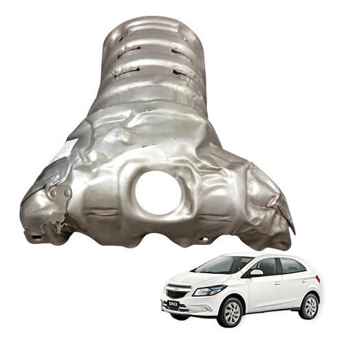 Defletor Calor Coletor Escape Onix Prisma 1.0 2015 2016 2019