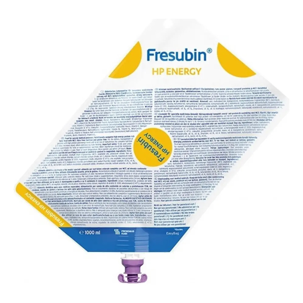Fresubin Hp Energy 1.5 Kcal - 1000ml - Kit Com 8 Unidades Sem Sabor